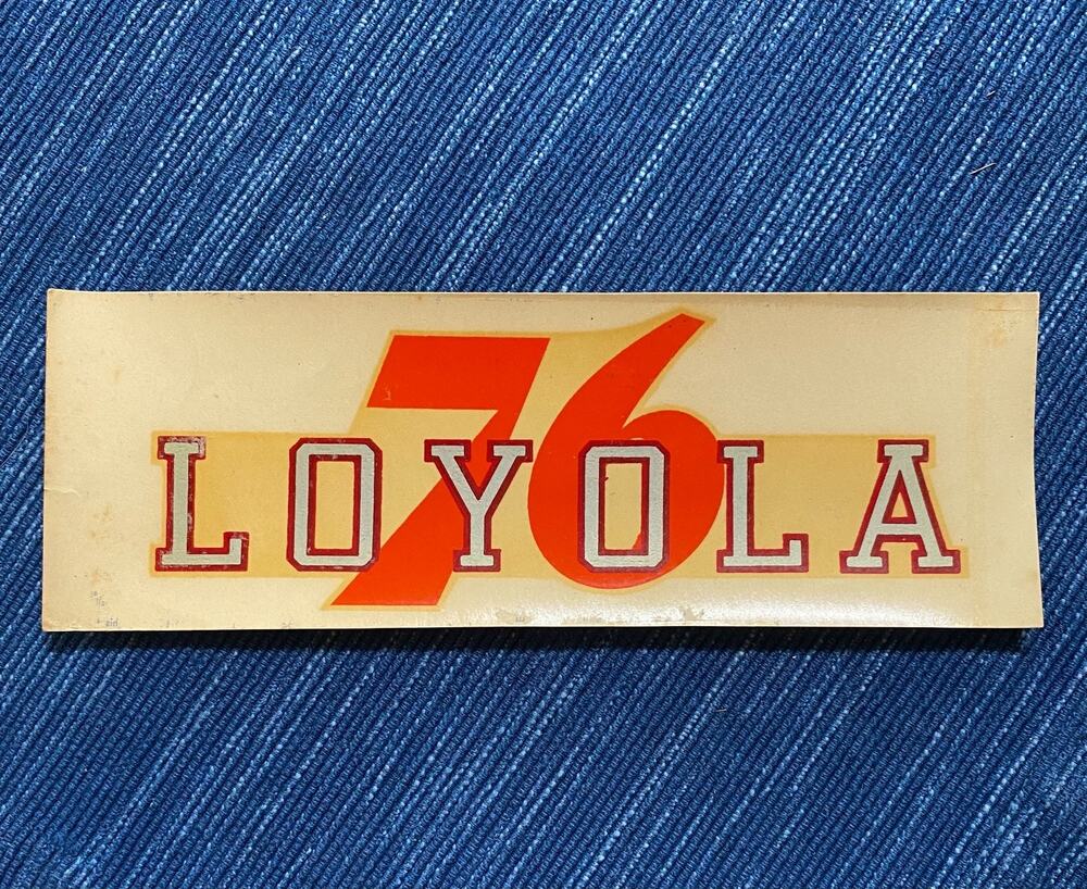 VTG Union 76 Oil Loyola University LA CA Decal Gas Station Travel Souvenir